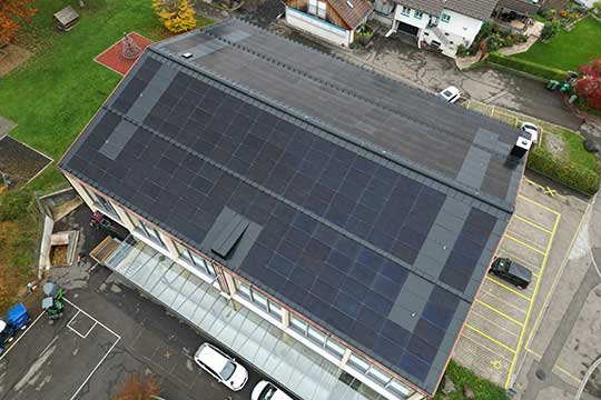 PV-Anlage Turnhalle Mettlen, Pfäffikon